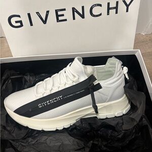 Givenchy White and Black Men's Sneakers